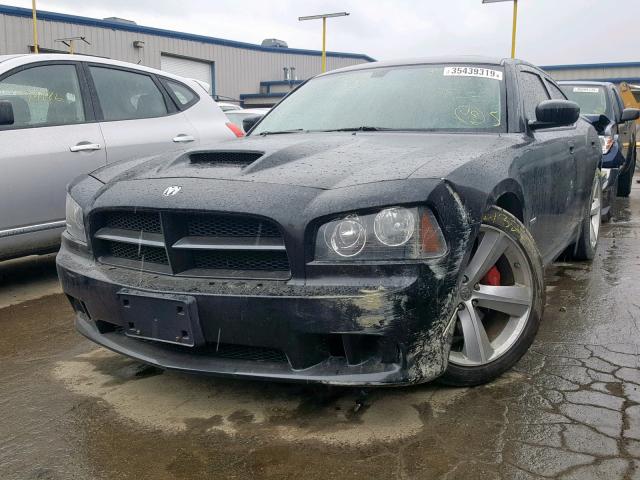 2B3KA73WX9H617723 - 2009 DODGE CHARGER SR BLACK photo 2