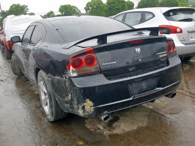 2B3KA73WX9H617723 - 2009 DODGE CHARGER SR BLACK photo 3