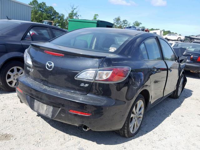 JM1BL1S57A1254816 - 2010 MAZDA 3 S BLACK photo 4