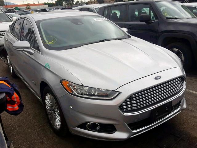 3FA6P0SU7ER129341 - 2014 FORD FUSION TIT SILVER photo 1