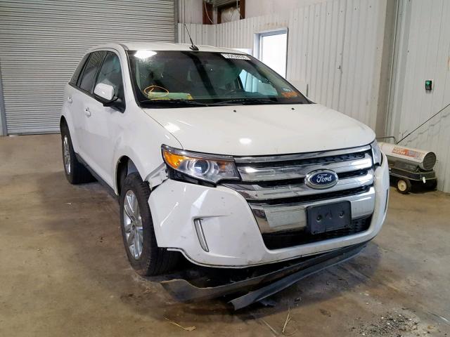 2FMDK3JC5DBA21674 - 2013 FORD EDGE SEL WHITE photo 1