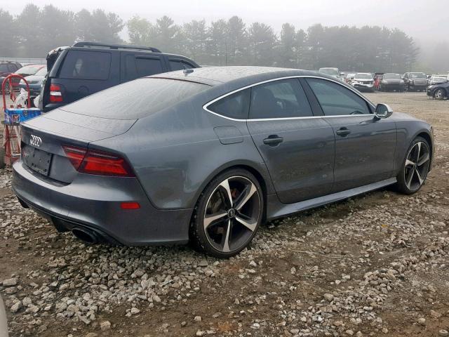 WUAW2AFC2GN903701 - 2016 AUDI RS7 GRAY photo 4