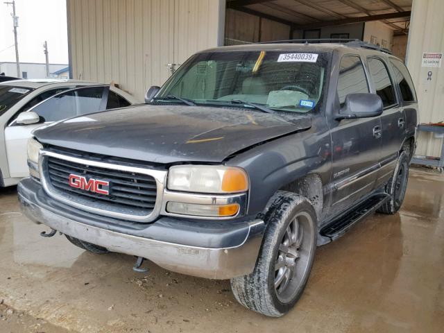 1GKEC13Z62R162716 - 2002 GMC YUKON GRAY photo 2