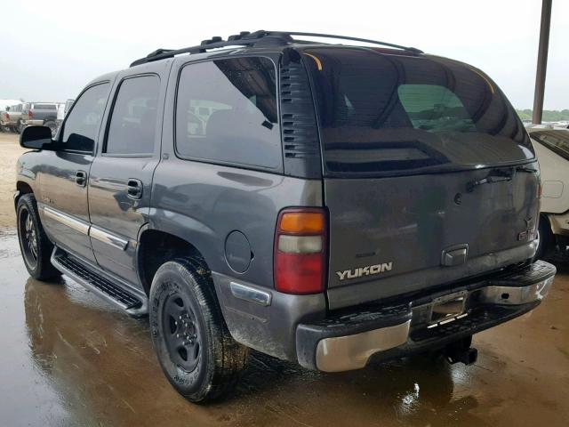 1GKEC13Z62R162716 - 2002 GMC YUKON GRAY photo 3