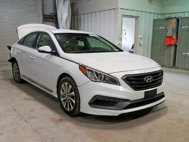 5NPE34AF0HH541071 - 2017 HYUNDAI SONATA SPO WHITE photo 1