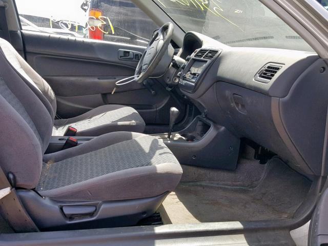 2HGEJ6426XH107823 - 1999 HONDA CIVIC CX GRAY photo 5