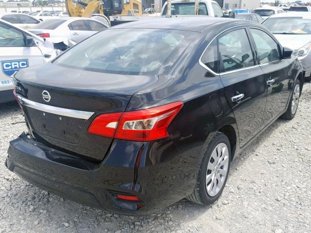 3N1AB7AP5HY275757 - 2017 NISSAN SENTRA BLACK photo 4