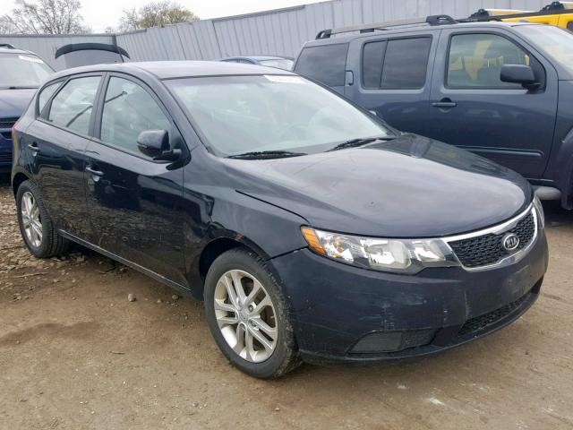 KNAFU5A28B5322822 - 2011 KIA FORTE EX BLACK photo 1