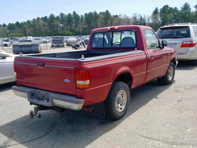 1FTCR10A0RTA67484 - 1994 FORD RANGER RED photo 4