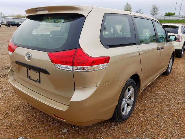 5TDKA3DC6BS002279 - 2011 TOYOTA SIENNA BASE  photo 4