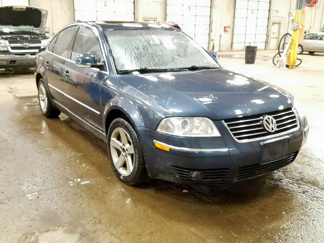 WVWRH63B64P251389 - 2004 VOLKSWAGEN PASSAT GLX BLACK photo 1