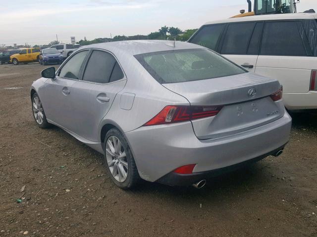 JTHBA1D24G5018181 - 2016 LEXUS IS 200T SILVER photo 3