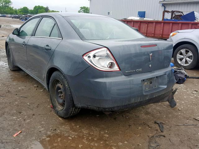 1G2ZF57B684309667 - 2008 PONTIAC G6 VALUE L GRAY photo 3