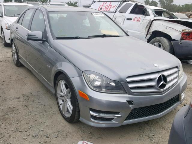 WDDGF4HB3CR208017 - 2012 MERCEDES-BENZ C 250 GRAY photo 1