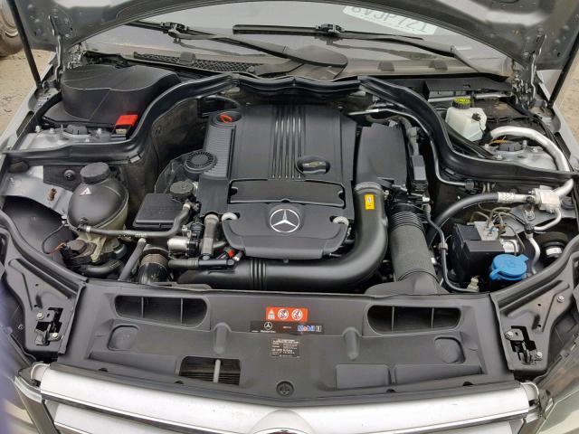 WDDGF4HB3CR208017 - 2012 MERCEDES-BENZ C 250 GRAY photo 7