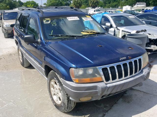 1J4GW48S91C536255 - 2001 JEEP GRAND CHER BLUE photo 1