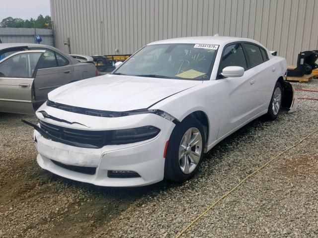 2C3CDXHG1HH561668 - 2017 DODGE CHARGER SX WHITE photo 2