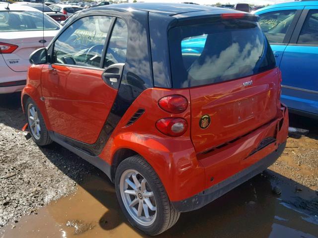WMEEJ31X28K137765 - 2008 SMART FORTWO PUR RED photo 3