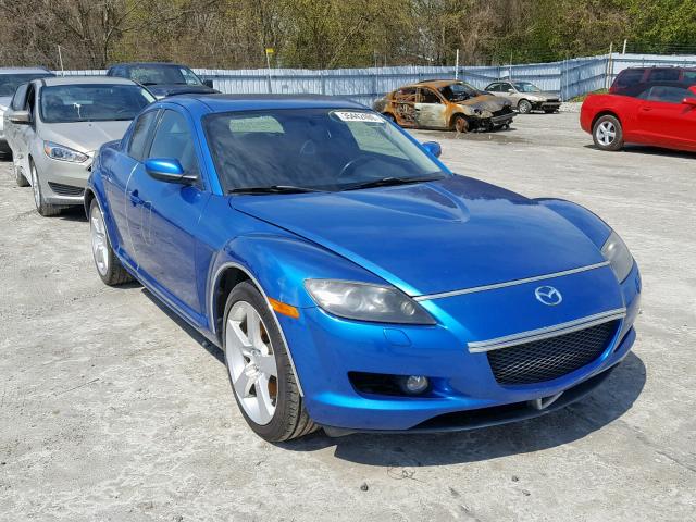 JM1FE17N640122404 - 2004 MAZDA RX8 BLUE photo 1