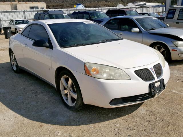 1G2ZH351074105955 - 2007 PONTIAC G6 GT WHITE photo 1