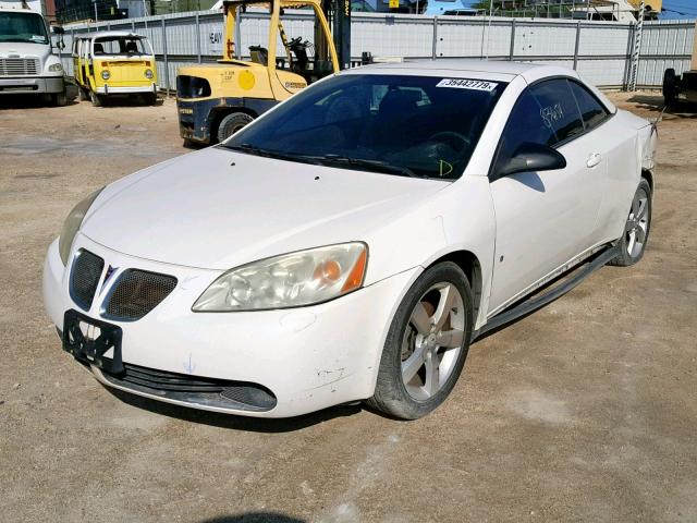 1G2ZH351074105955 - 2007 PONTIAC G6 GT WHITE photo 2