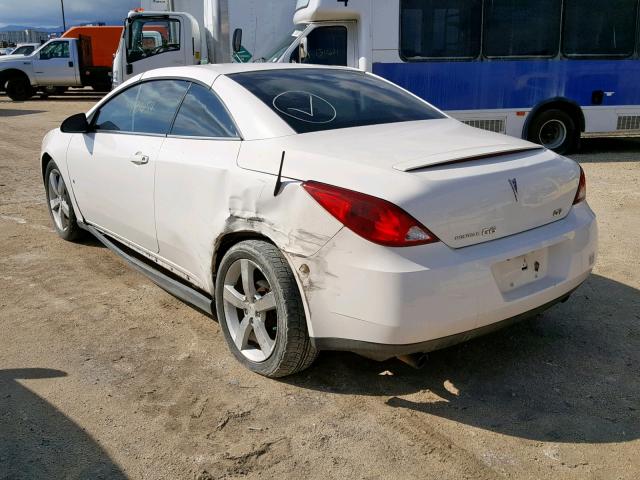 1G2ZH351074105955 - 2007 PONTIAC G6 GT WHITE photo 3