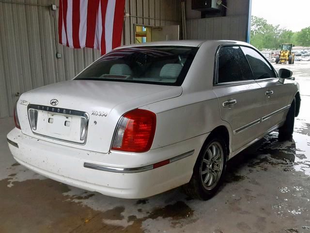 KMHFU45E85A383662 - 2005 HYUNDAI XG 350 WHITE photo 4