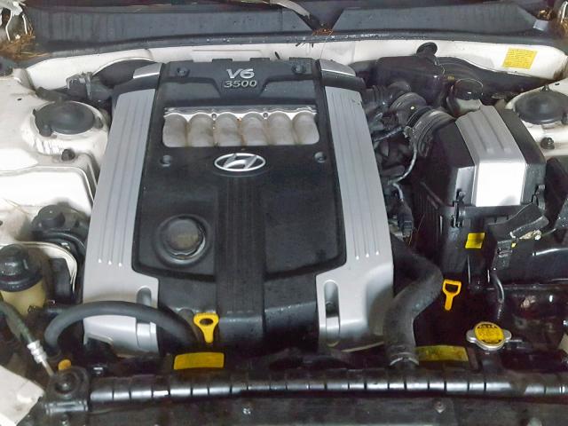 KMHFU45E85A383662 - 2005 HYUNDAI XG 350 WHITE photo 7