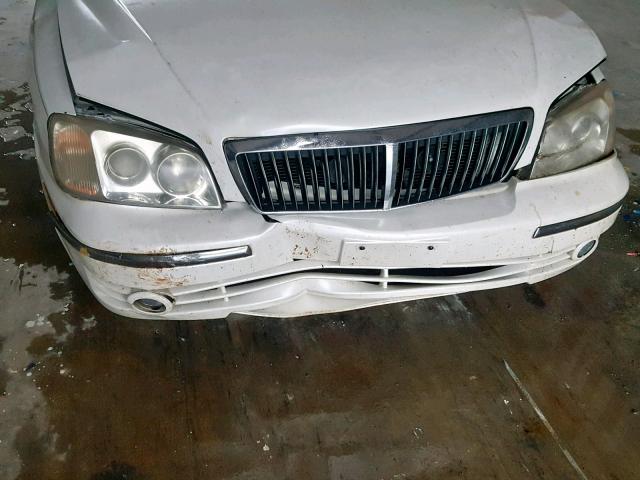 KMHFU45E85A383662 - 2005 HYUNDAI XG 350 WHITE photo 9