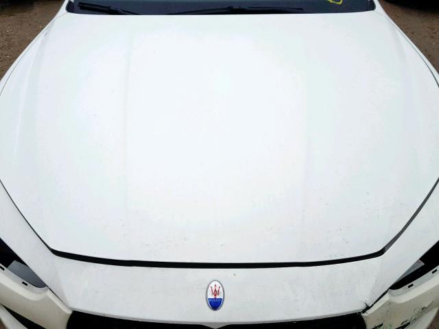 ZAM57XSA9E1113281 - 2014 MASERATI GHIBLI WHITE photo 7