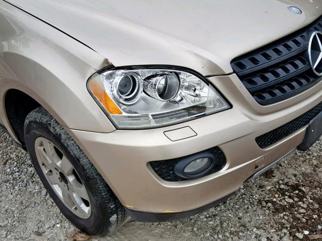 4JGBB86E46A070880 - 2006 MERCEDES-BENZ ML 350 GOLD photo 9