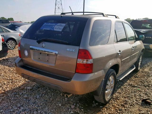 2HNYD18683H504814 - 2003 ACURA MDX TOURIN GOLD photo 4