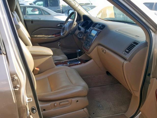 2HNYD18683H504814 - 2003 ACURA MDX TOURIN GOLD photo 5