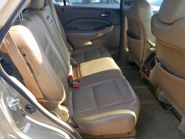 2HNYD18683H504814 - 2003 ACURA MDX TOURIN GOLD photo 6