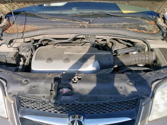 2HNYD18683H504814 - 2003 ACURA MDX TOURIN GOLD photo 7