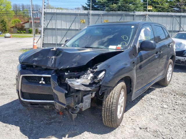 JA4AP3AU5BZ004279 - 2011 MITSUBISHI OUTLANDER BLACK photo 2