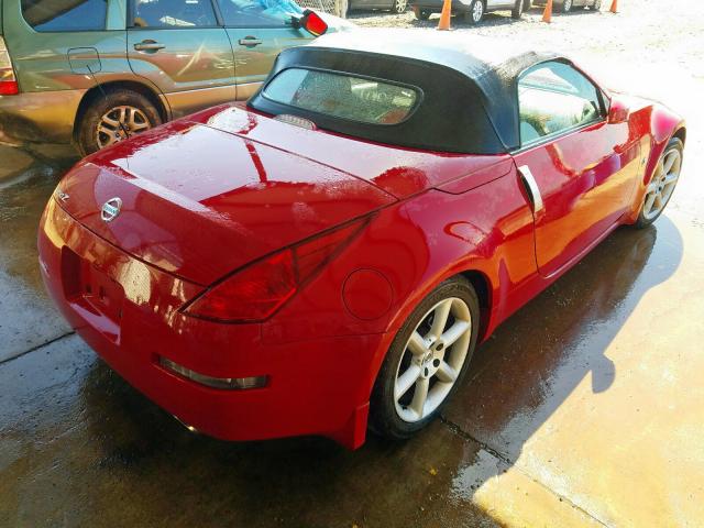 JN1AZ36A75M755791 - 2005 NISSAN 350Z ROADSTER  photo 4