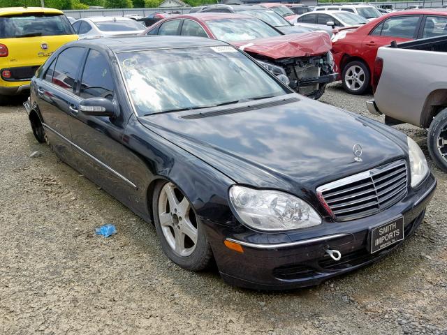 WDBNG75J45A443294 - 2005 MERCEDES-BENZ S 500 BLACK photo 1