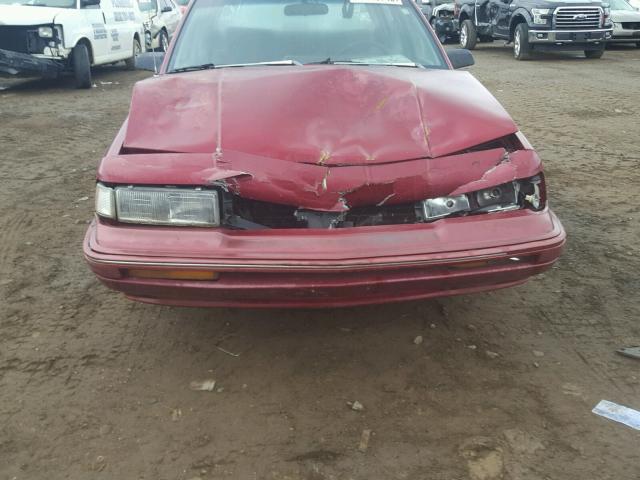 1G3AG55N8P6379175 - 1993 OLDSMOBILE CUTLASS CI MAROON photo 9