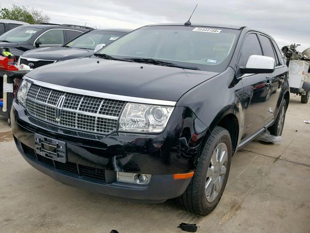 2LMDU88C77BJ13553 - 2007 LINCOLN MKX BLACK photo 2