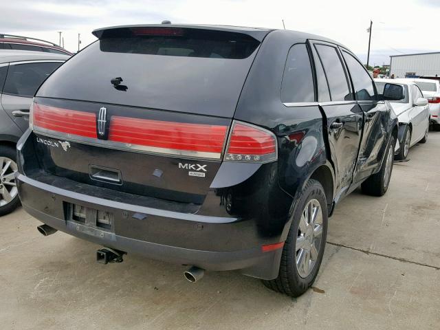 2LMDU88C77BJ13553 - 2007 LINCOLN MKX BLACK photo 4