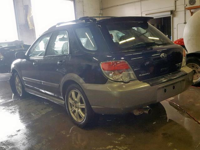 JF1GG686X6H817305 - 2006 SUBARU IMPREZA OU BLUE photo 3