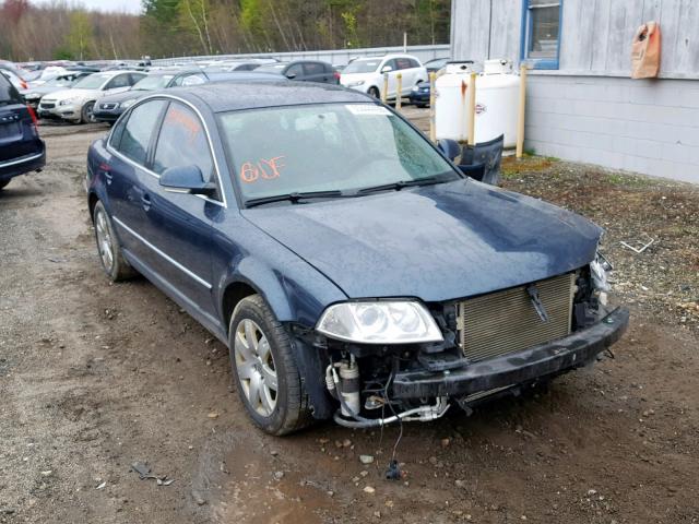 WVWBD63BX5P043014 - 2005 VOLKSWAGEN PASSAT GLS BLUE photo 1