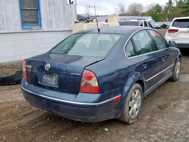 WVWBD63BX5P043014 - 2005 VOLKSWAGEN PASSAT GLS BLUE photo 4