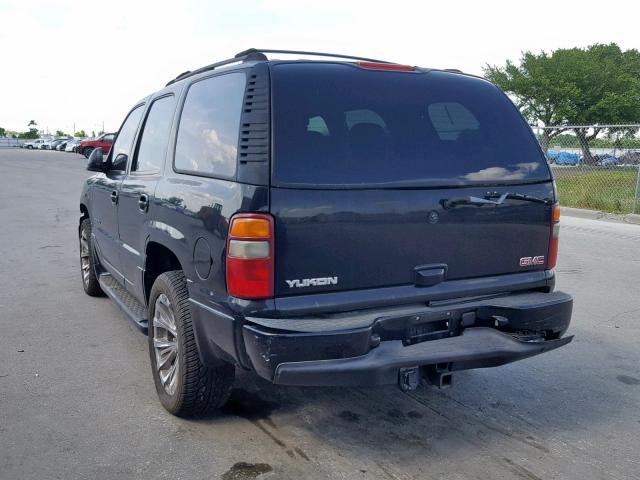 1GKEK63U13J242588 - 2003 GMC YUKON DENA BLACK photo 3