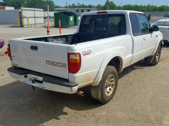 4F4YR16U22TM08310 - 2002 MAZDA B3000 CAB WHITE photo 4