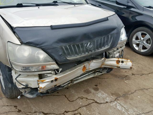 JT6HF10UXY0161775 - 2000 LEXUS RX 300 GOLD photo 9