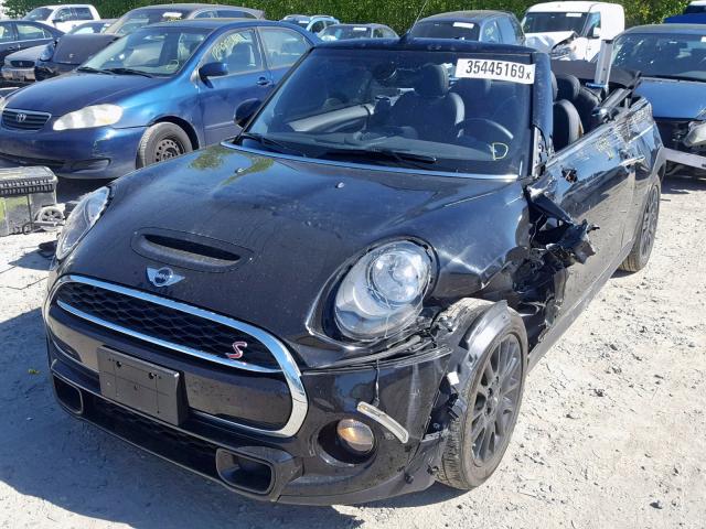 WMWWG9C52J3D22544 - 2018 MINI COOPER S BLACK photo 2