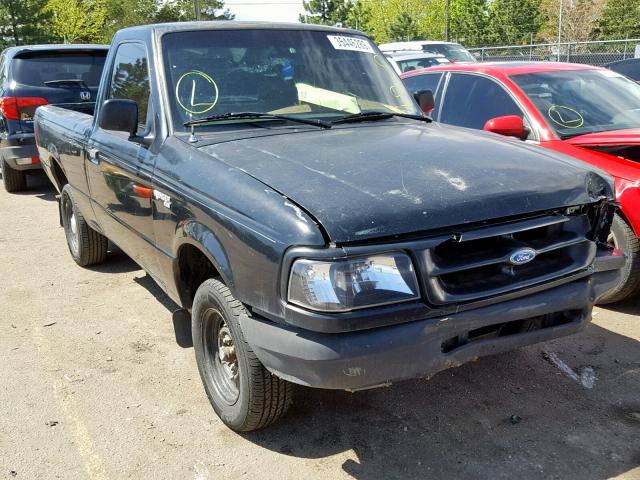 1FTCR10A5TUA15186 - 1996 FORD RANGER BLACK photo 1