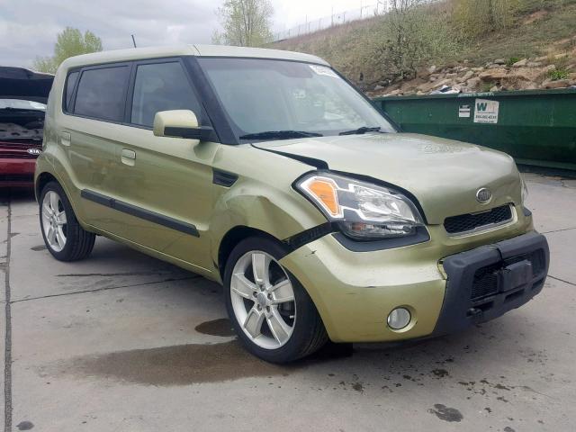 KNDJT2A2XA7177087 - 2010 KIA SOUL GREEN photo 1